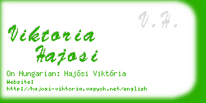 viktoria hajosi business card