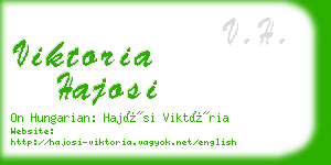 viktoria hajosi business card